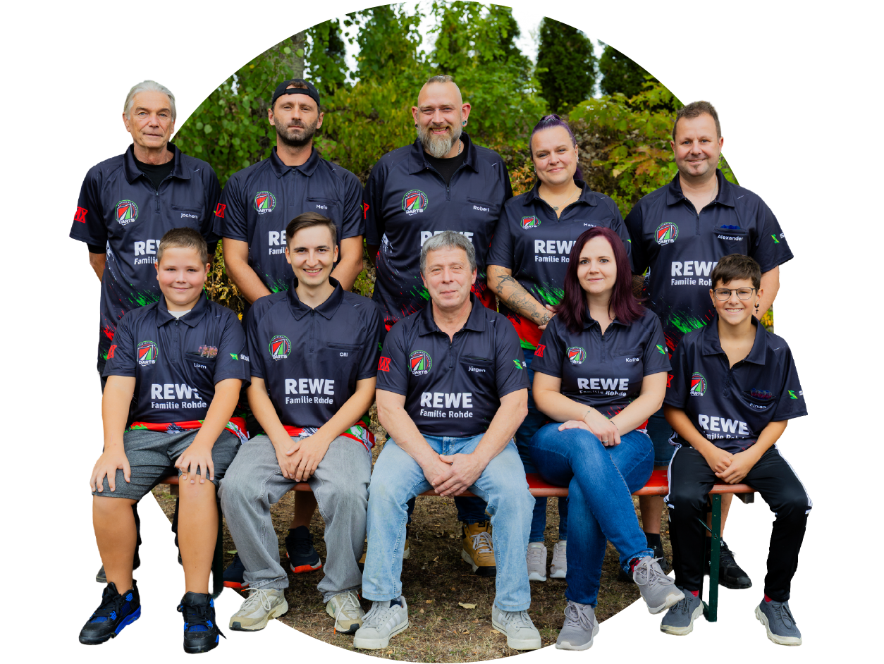 Mannschaftsfoto von Eintracht Walldürn Darts 3
