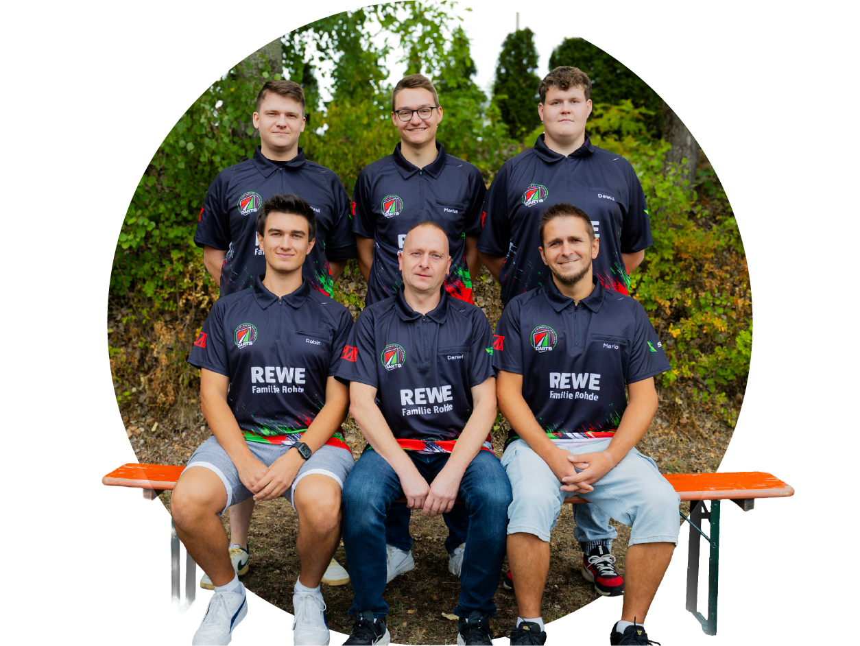 Mannschaftsfoto von Eintracht Walldürn Darts 2
